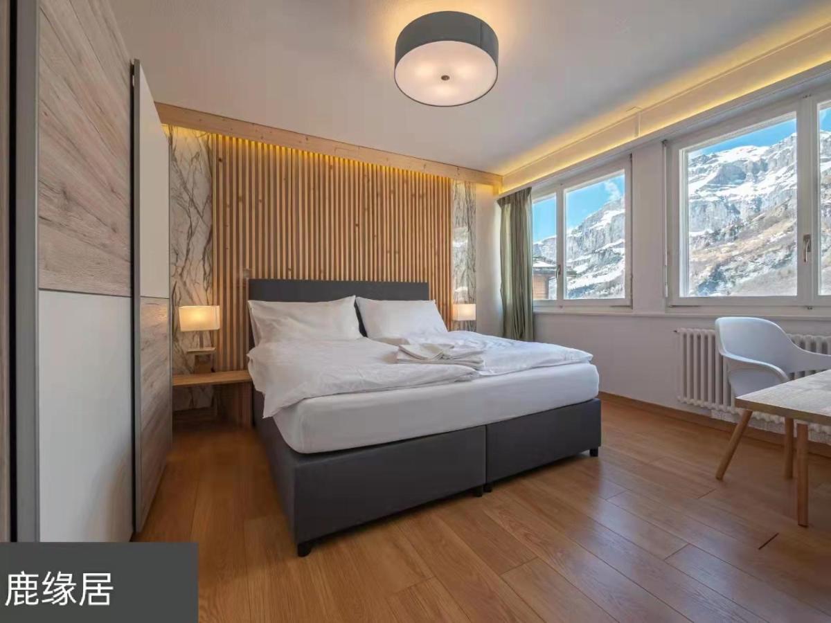 Center, Sauna, View - Haus Linaria Leukerbad Esterno foto